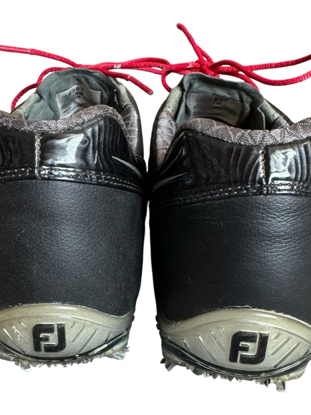 Mens footjoy DNA 2.0 black/red super comfortable size 10.5 golf shoes